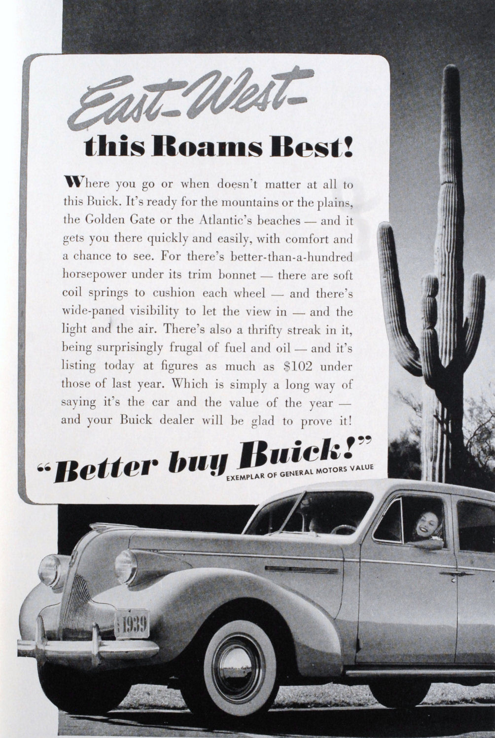 1939 Buick Auto Advertising